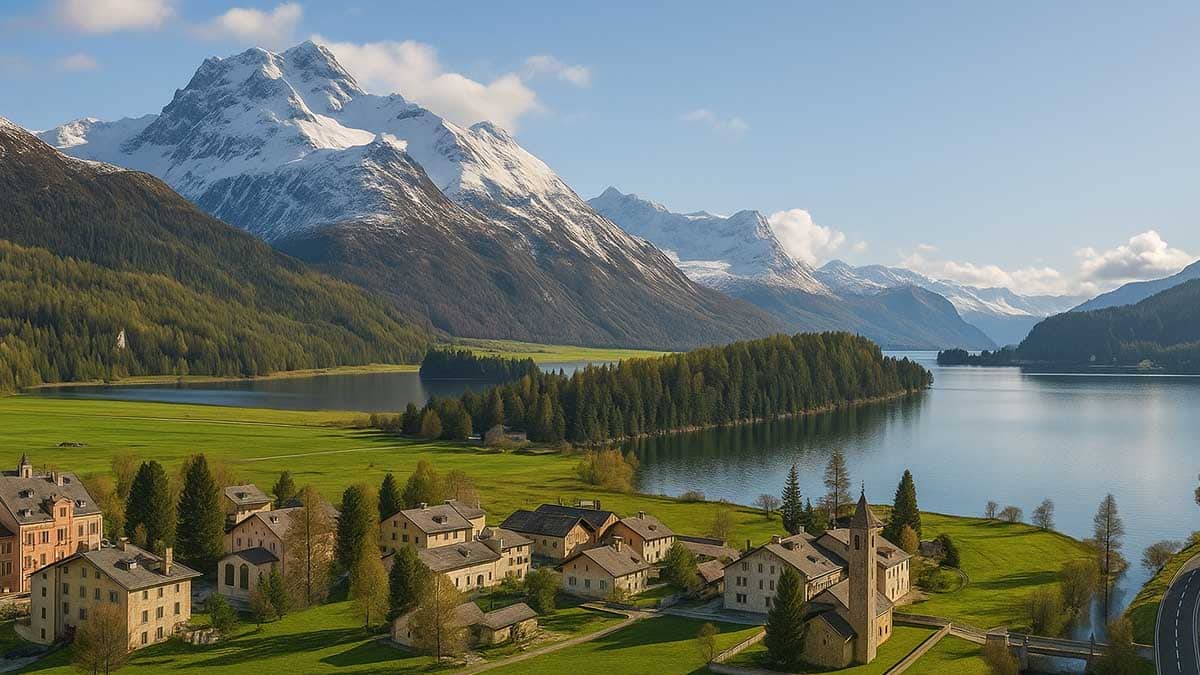 Engadine winter travel